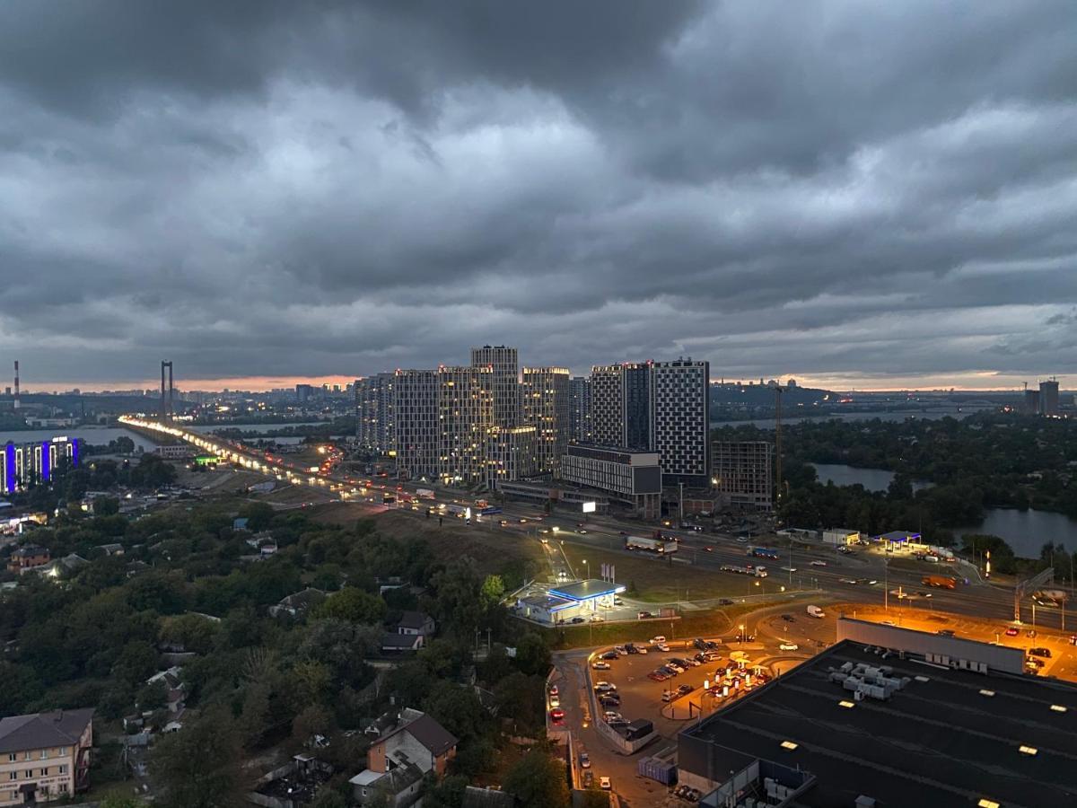 Apartments With Dnipro View Kiev Exteriör bild