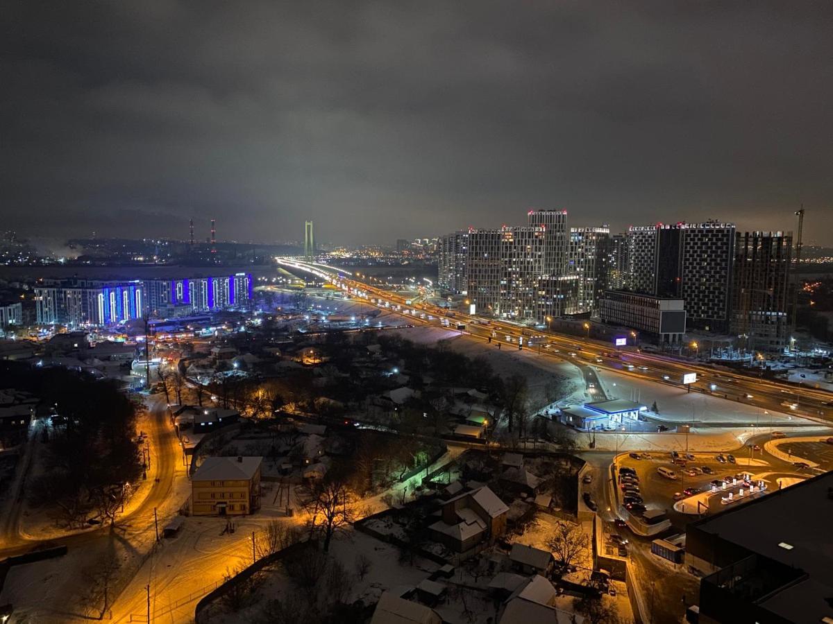 Apartments With Dnipro View Kiev Exteriör bild