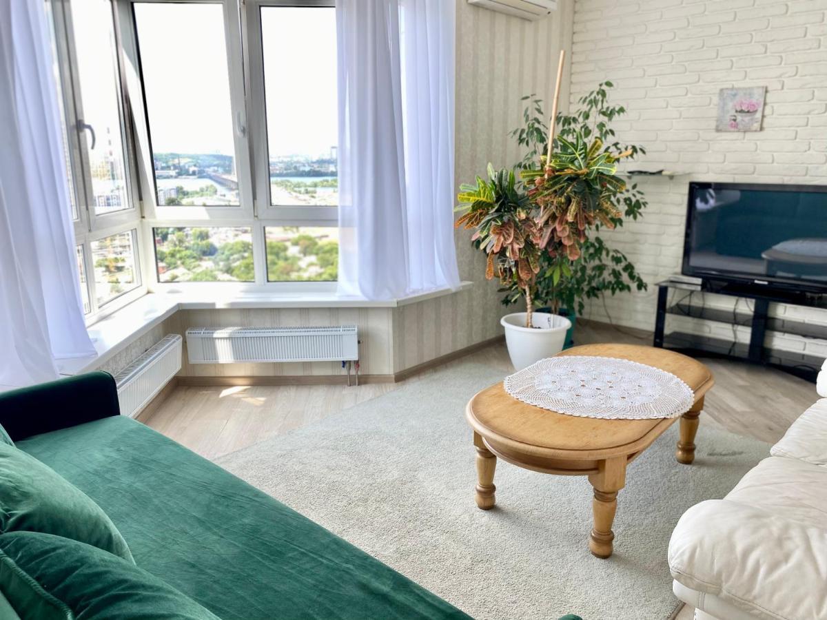 Apartments With Dnipro View Kiev Exteriör bild
